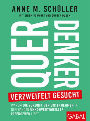 cover image of Querdenker verzweifelt gesucht